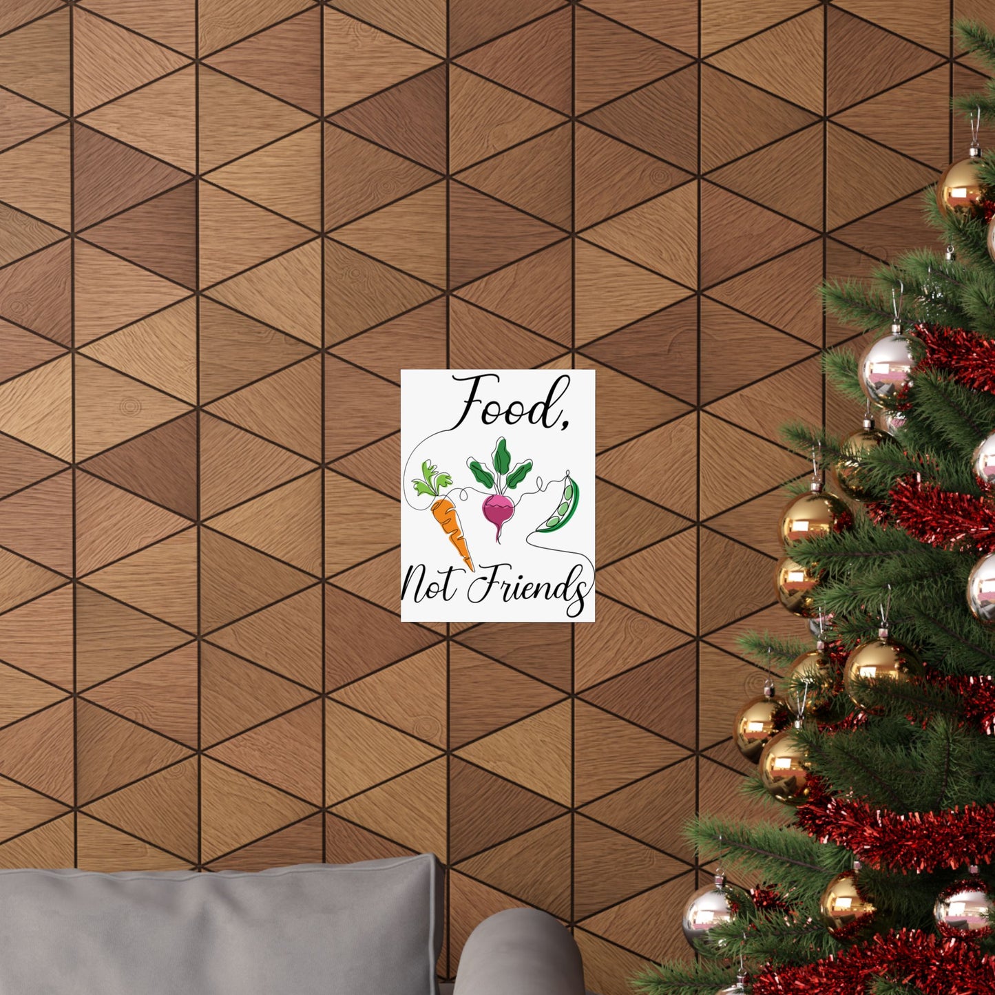 Matte Vertical Posters - Vegan Design