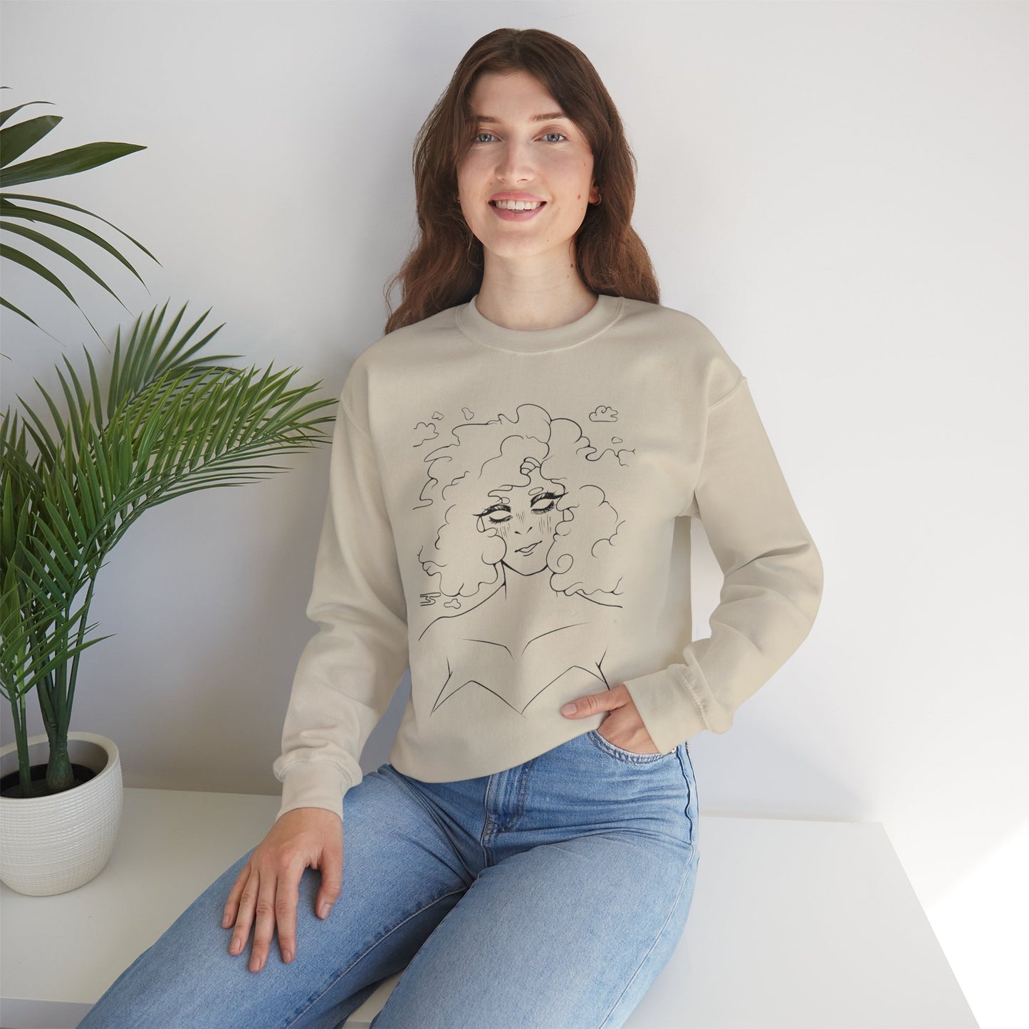 Copy of Unisex Heavy Blend™ Crewneck Sweatshirt - Air Girl