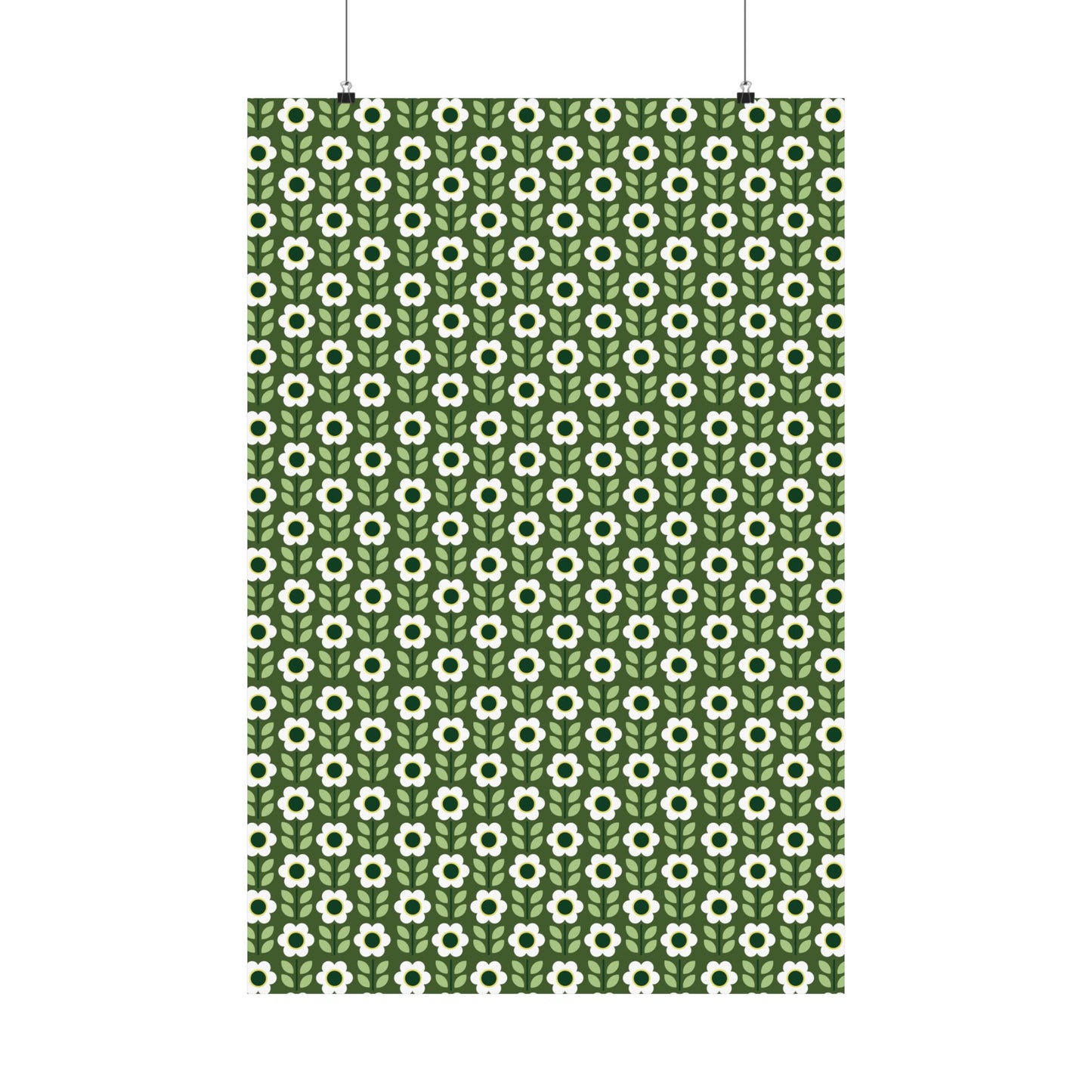Matte Vertical Posters - Daisy Maze