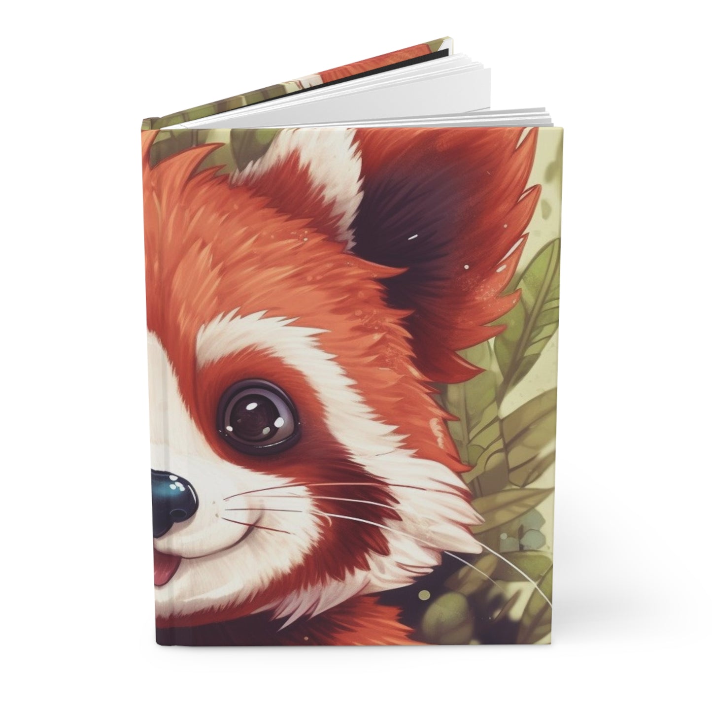Hardcover Journal Matte - Red Panda