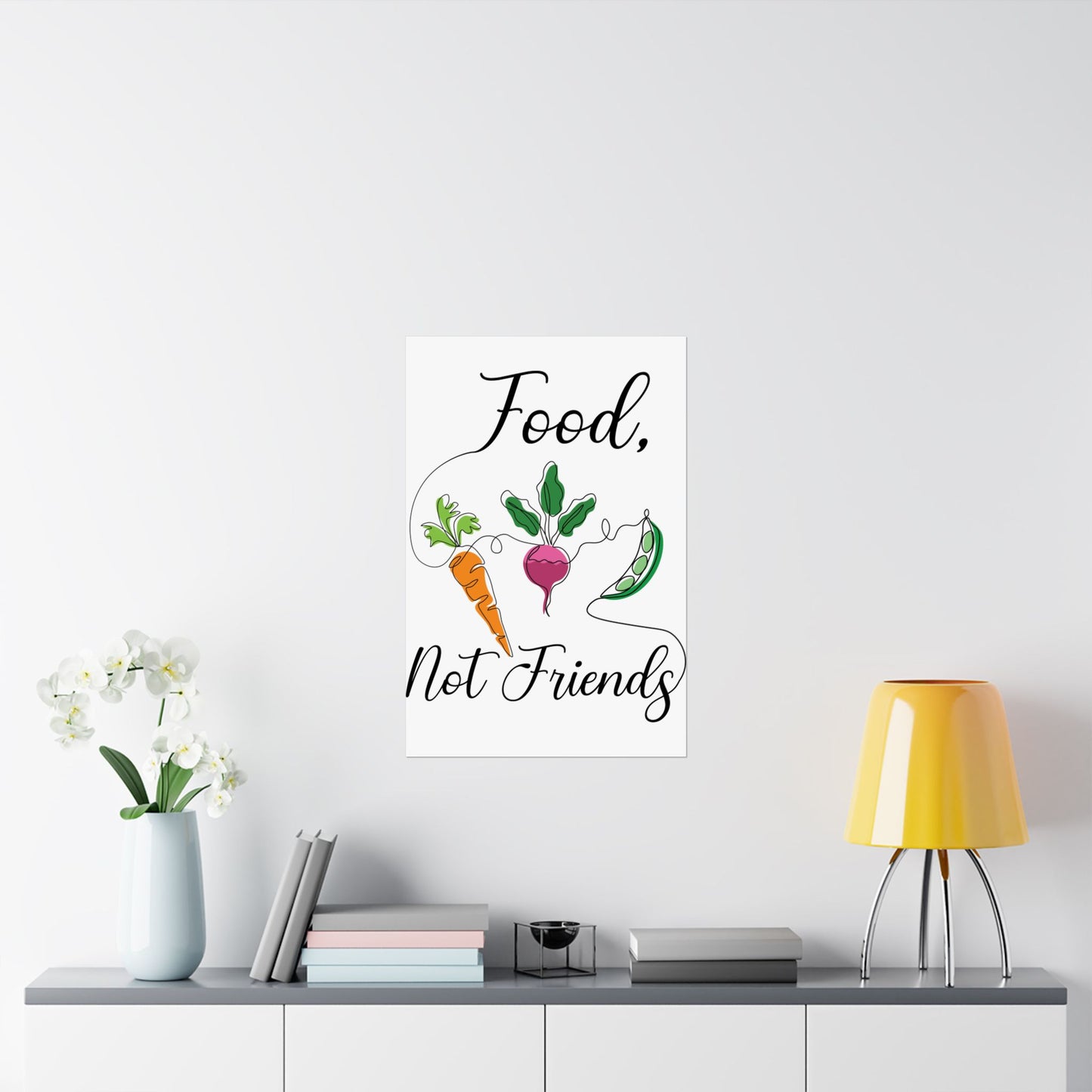 Matte Vertical Posters - Vegan Design