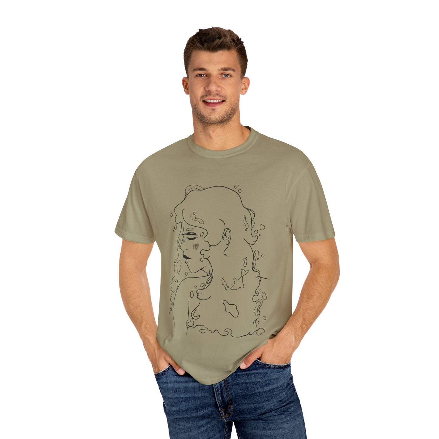 Unisex Garment-Dyed T-shirt - Water Girl