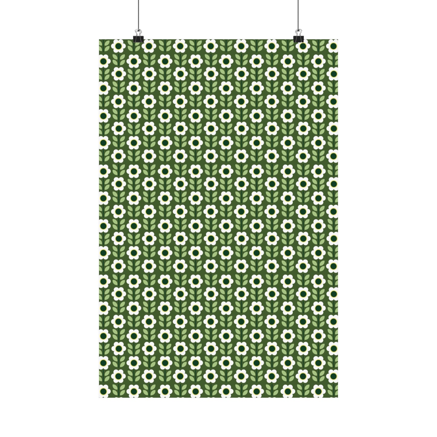 Matte Vertical Posters - Daisy Maze