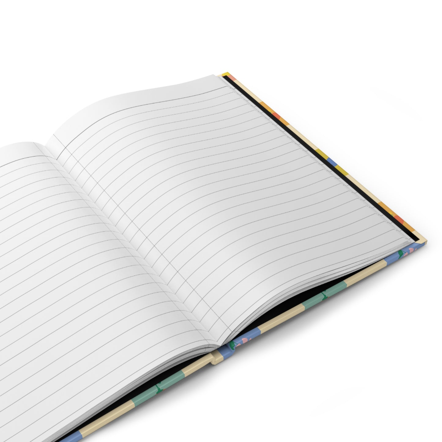 Hardcover Journal Matte - Flower Pattern