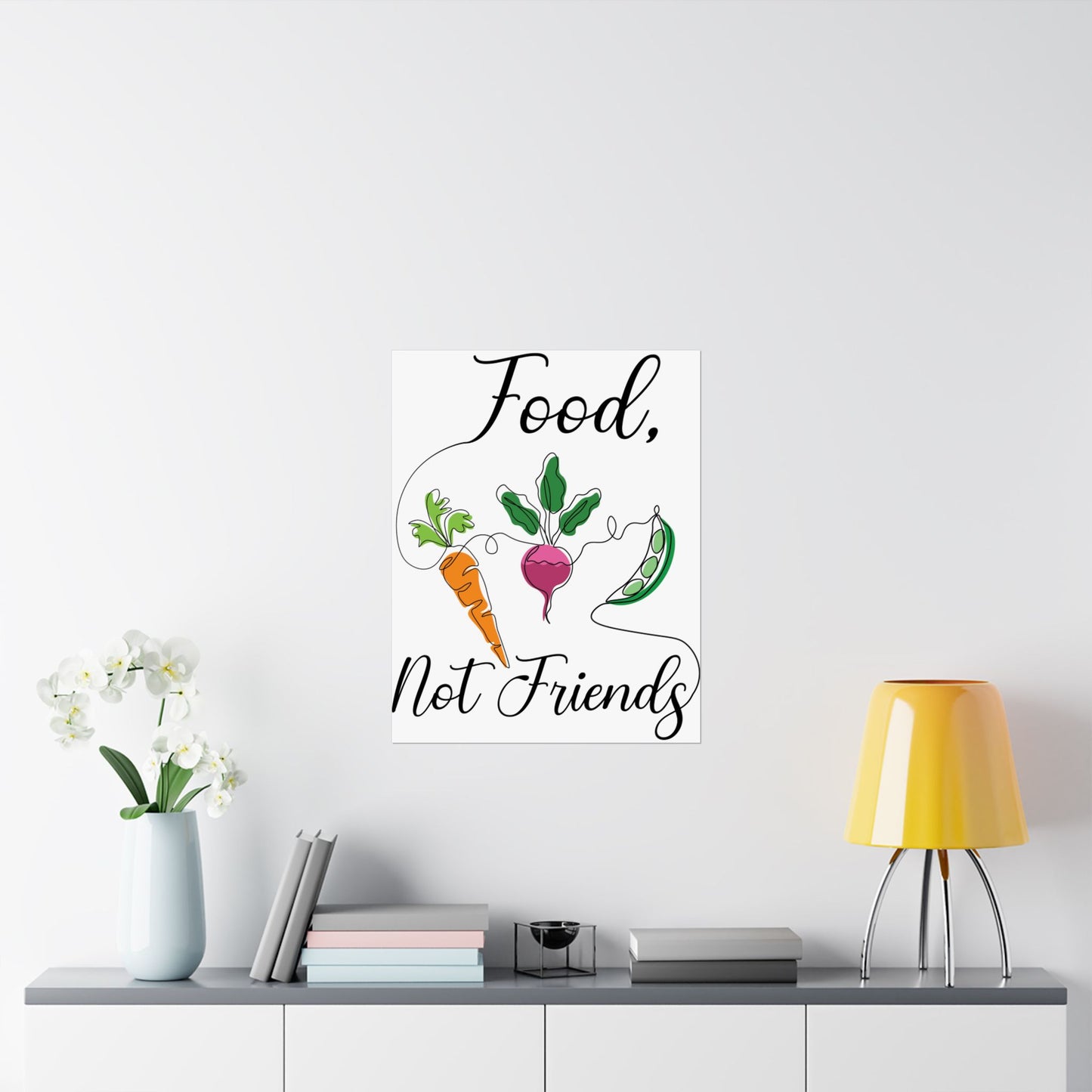 Matte Vertical Posters - Vegan Design