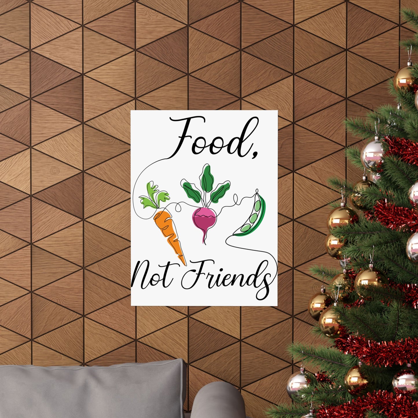 Matte Vertical Posters - Vegan Design