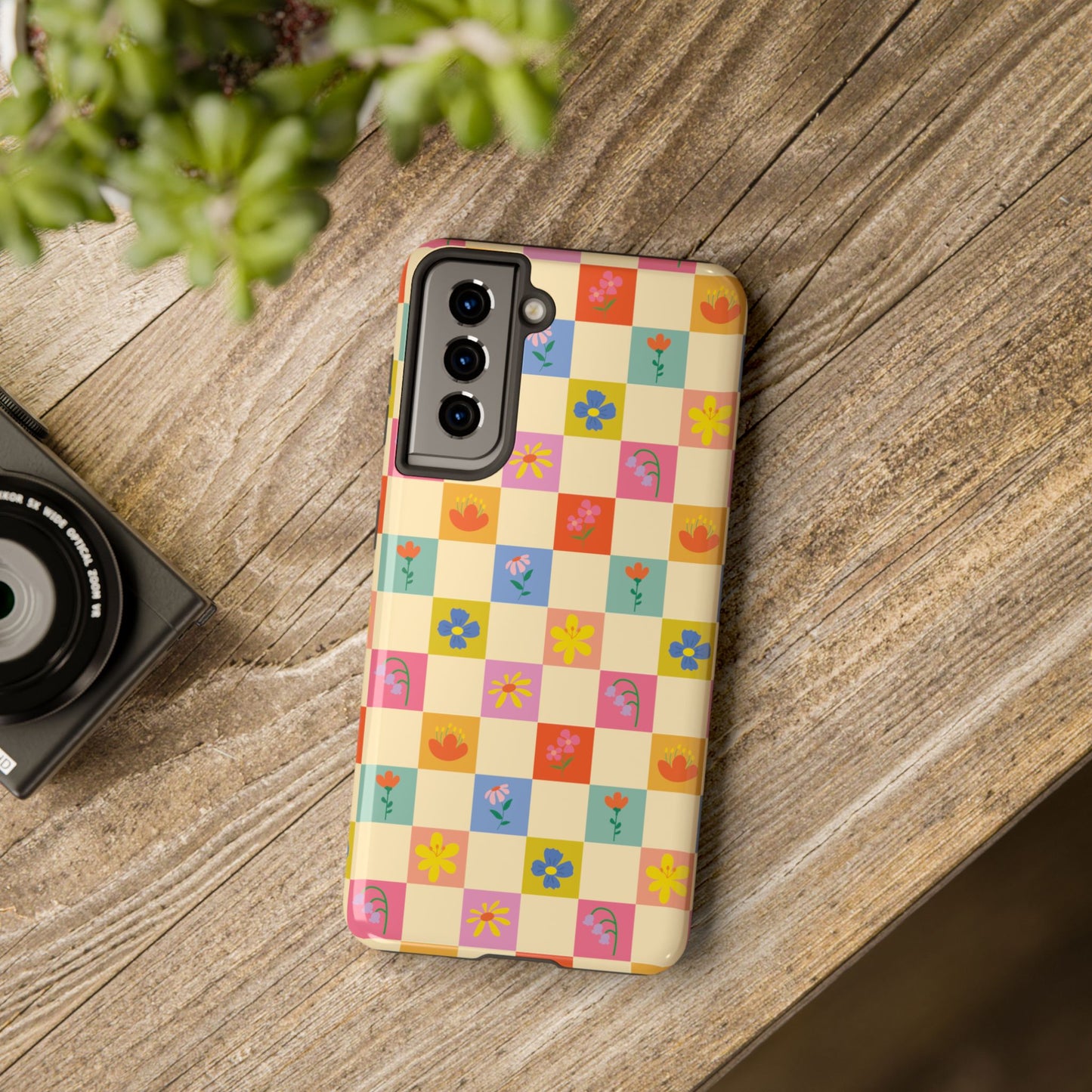 Tough Phone Cases - Flower Pattern