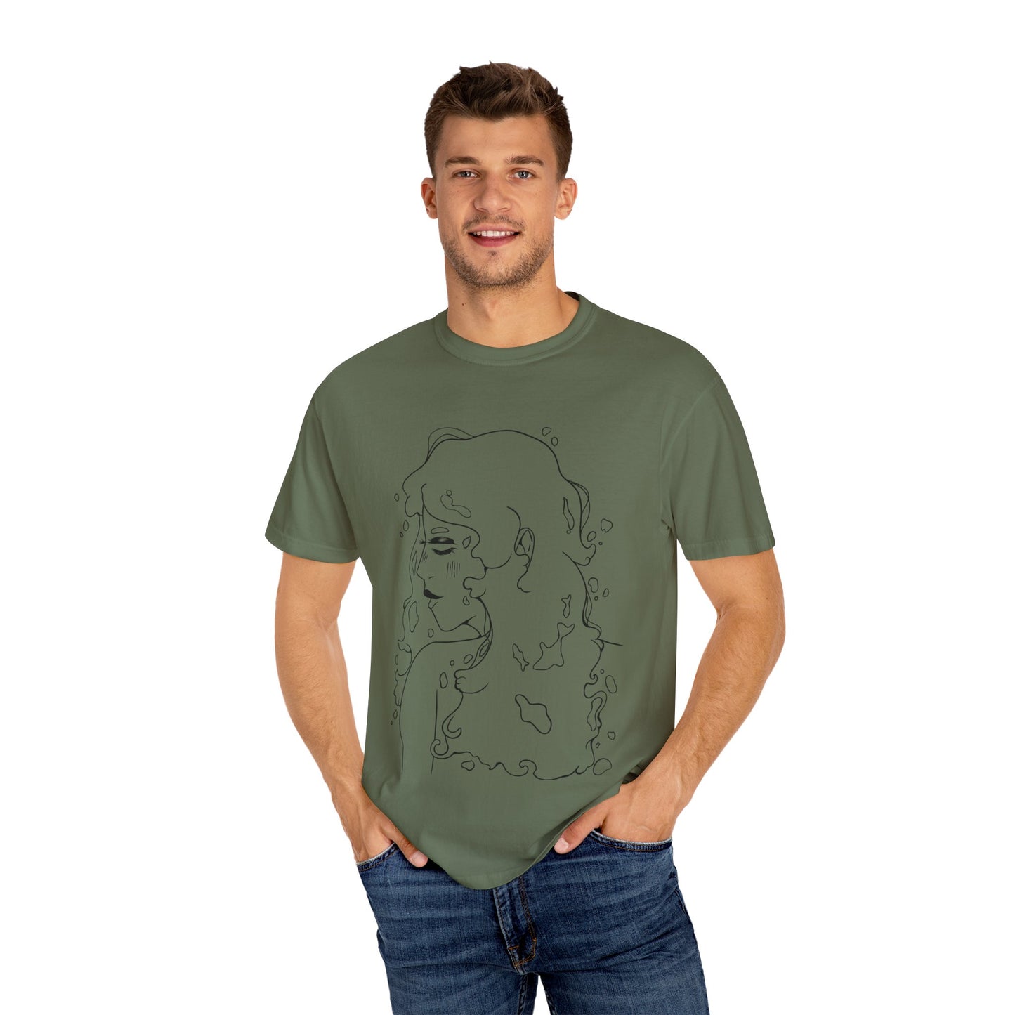 Unisex Garment-Dyed T-shirt - Water Girl
