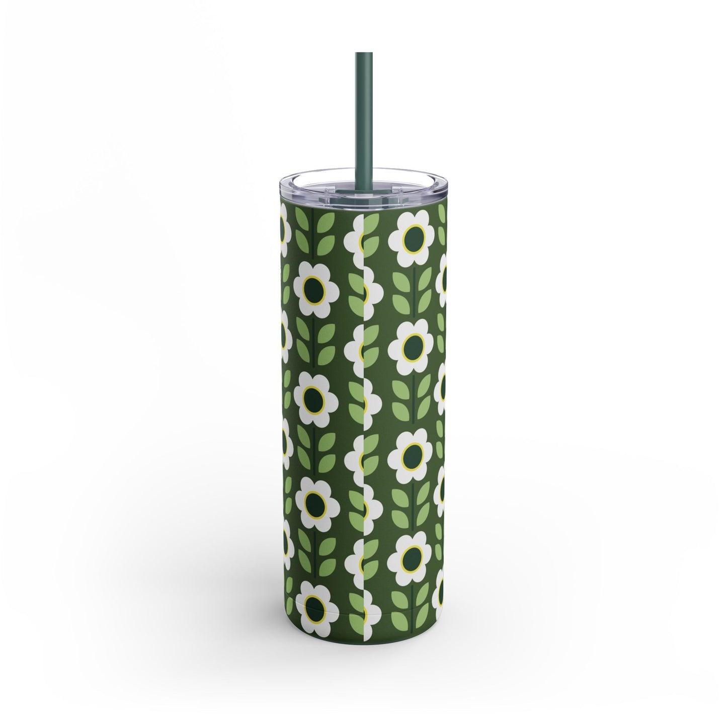 Maars Maker Skinny Matte Tumbler, 20oz - Daisy Maze