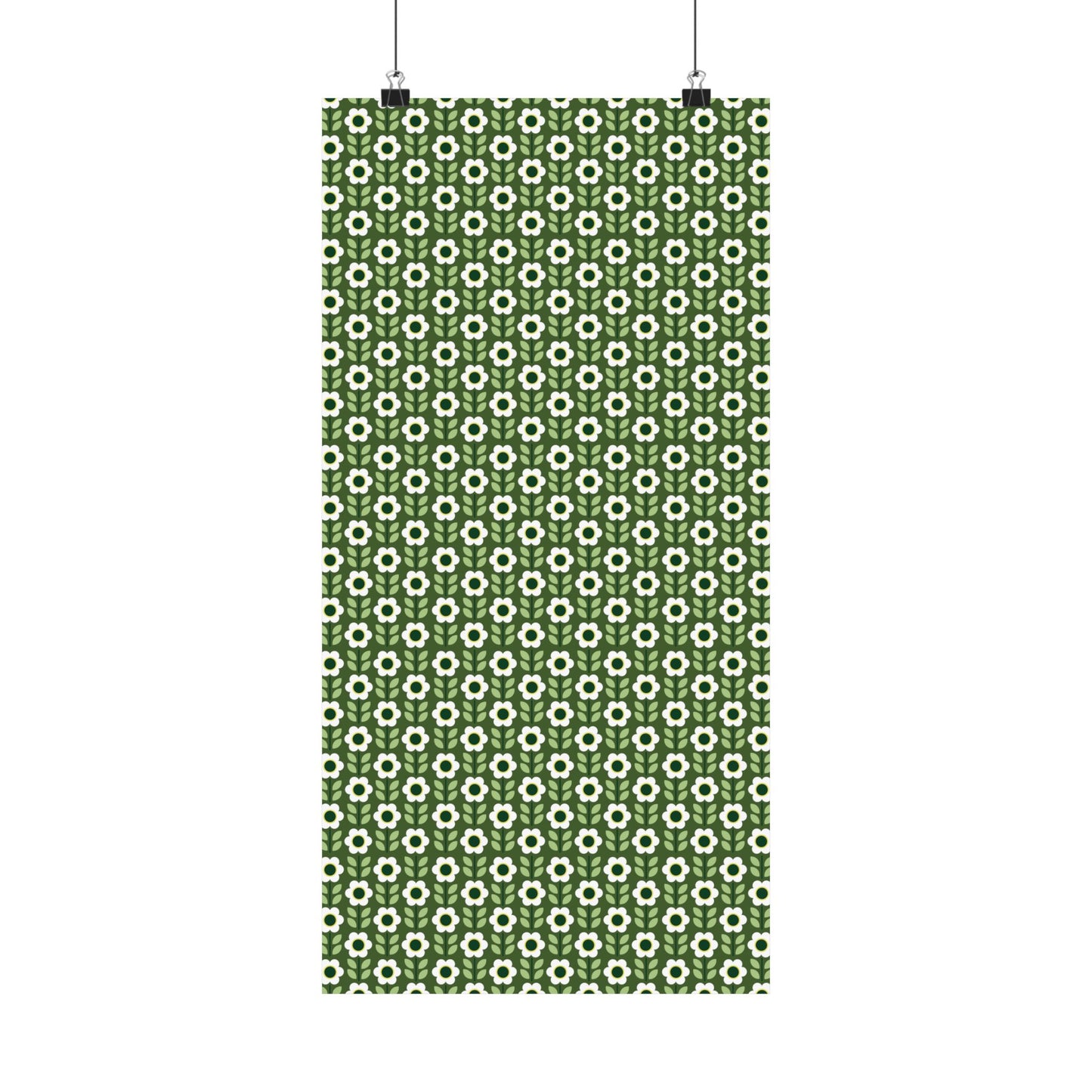 Matte Vertical Posters - Daisy Maze