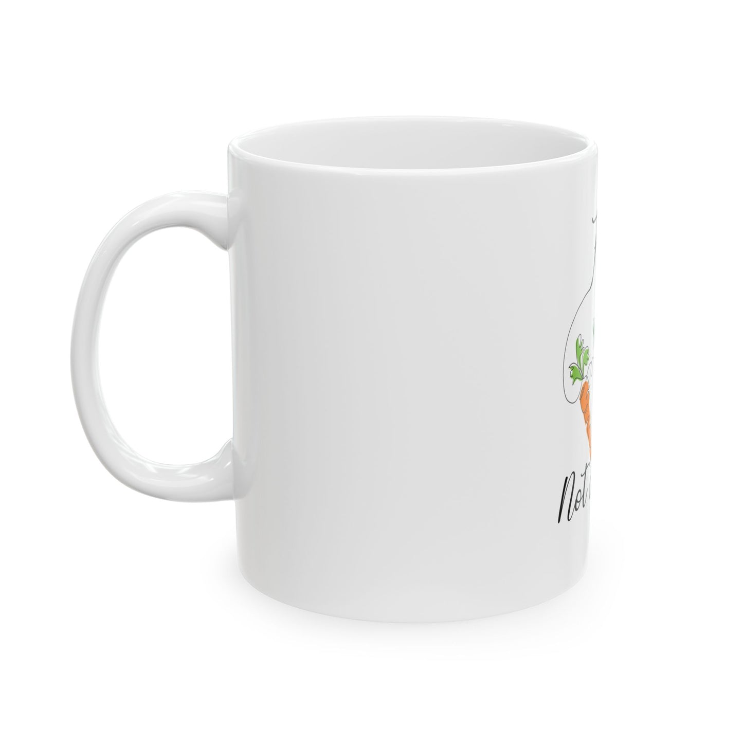 Ceramic Mug, (11oz, 15oz) - Vegan Design