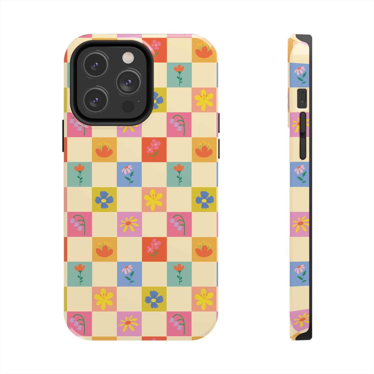 Tough Phone Cases - Flower Pattern
