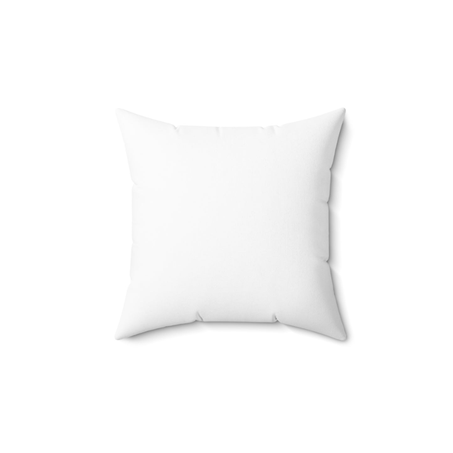 Spun Polyester Square Pillow - Vegan Design