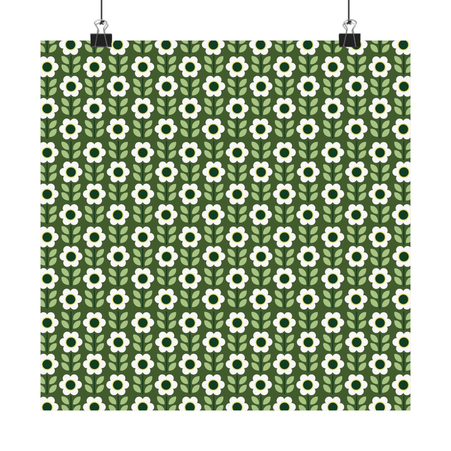 Matte Vertical Posters - Daisy Maze