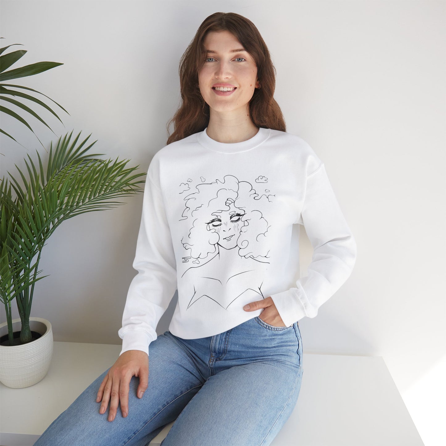 Copy of Unisex Heavy Blend™ Crewneck Sweatshirt - Air Girl