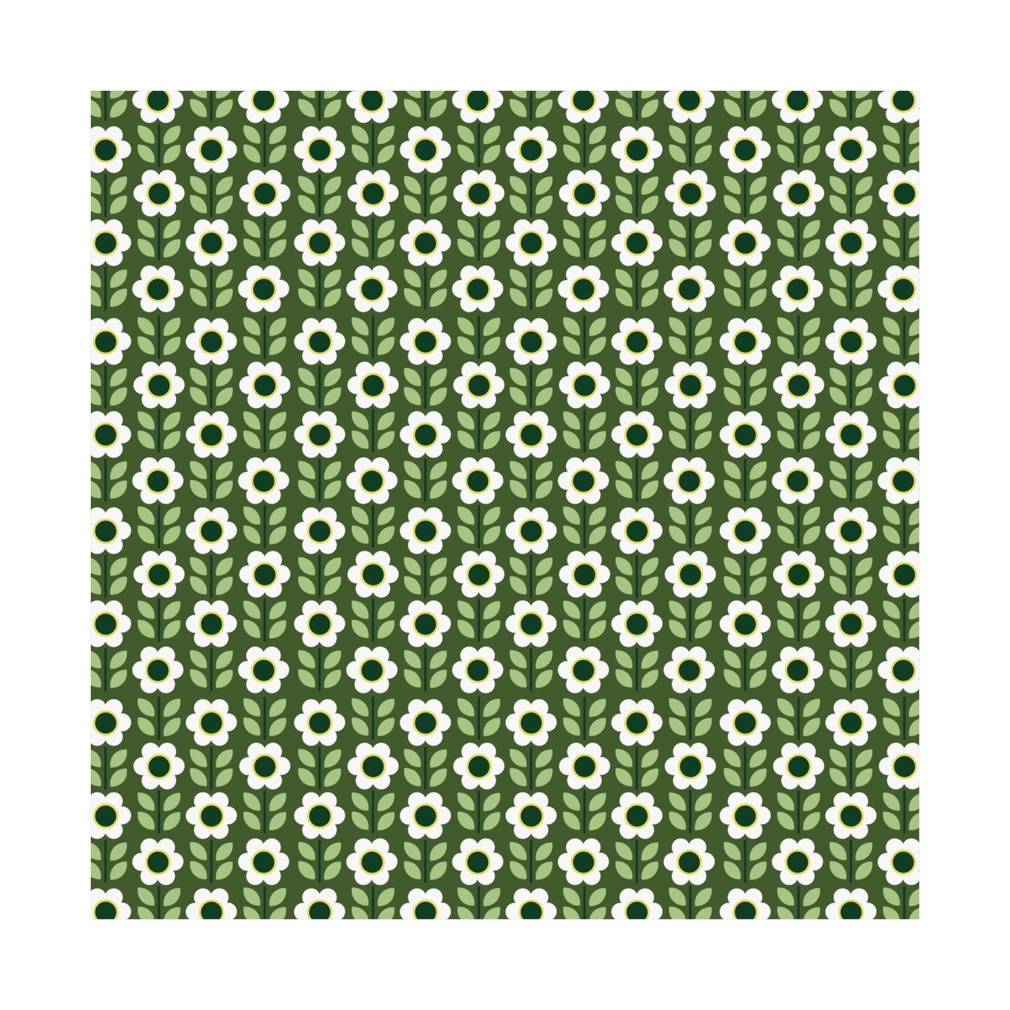 Matte Vertical Posters - Daisy Maze