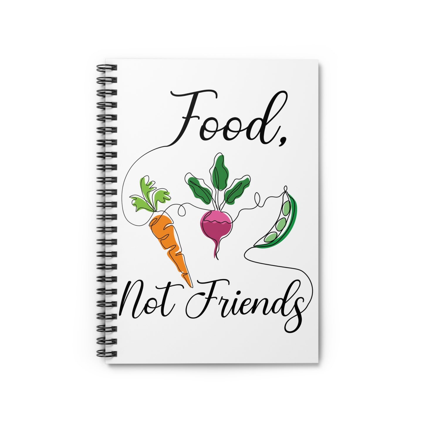 Spiral Notebook - Ruled Line - Vegan Design