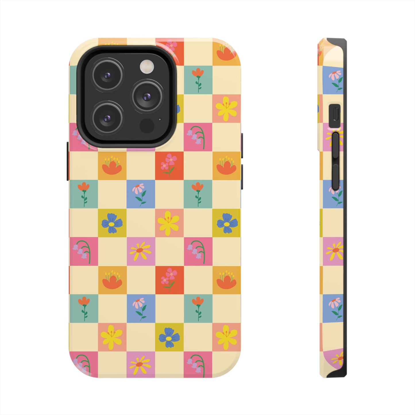 Tough Phone Cases - Flower Pattern