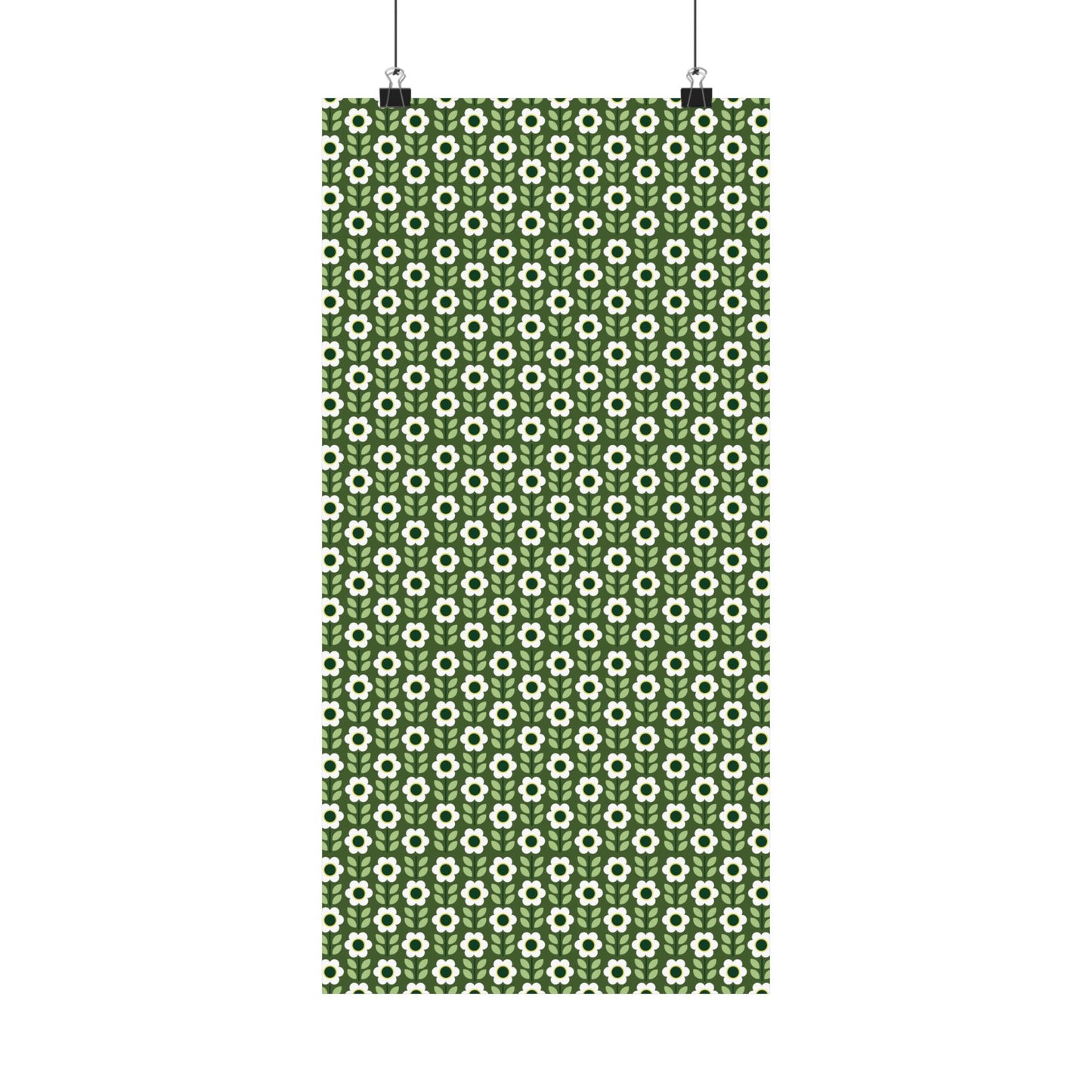 Matte Vertical Posters - Daisy Maze