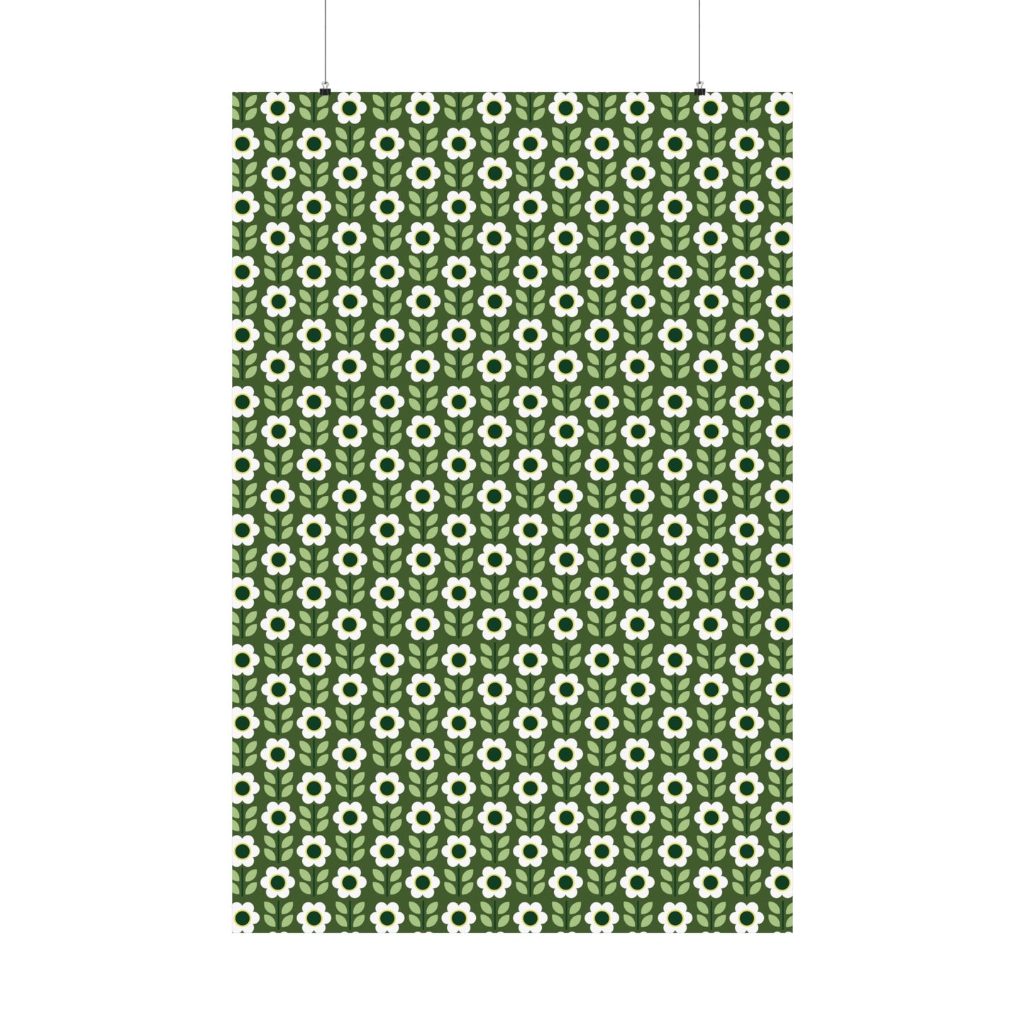 Matte Vertical Posters - Daisy Maze