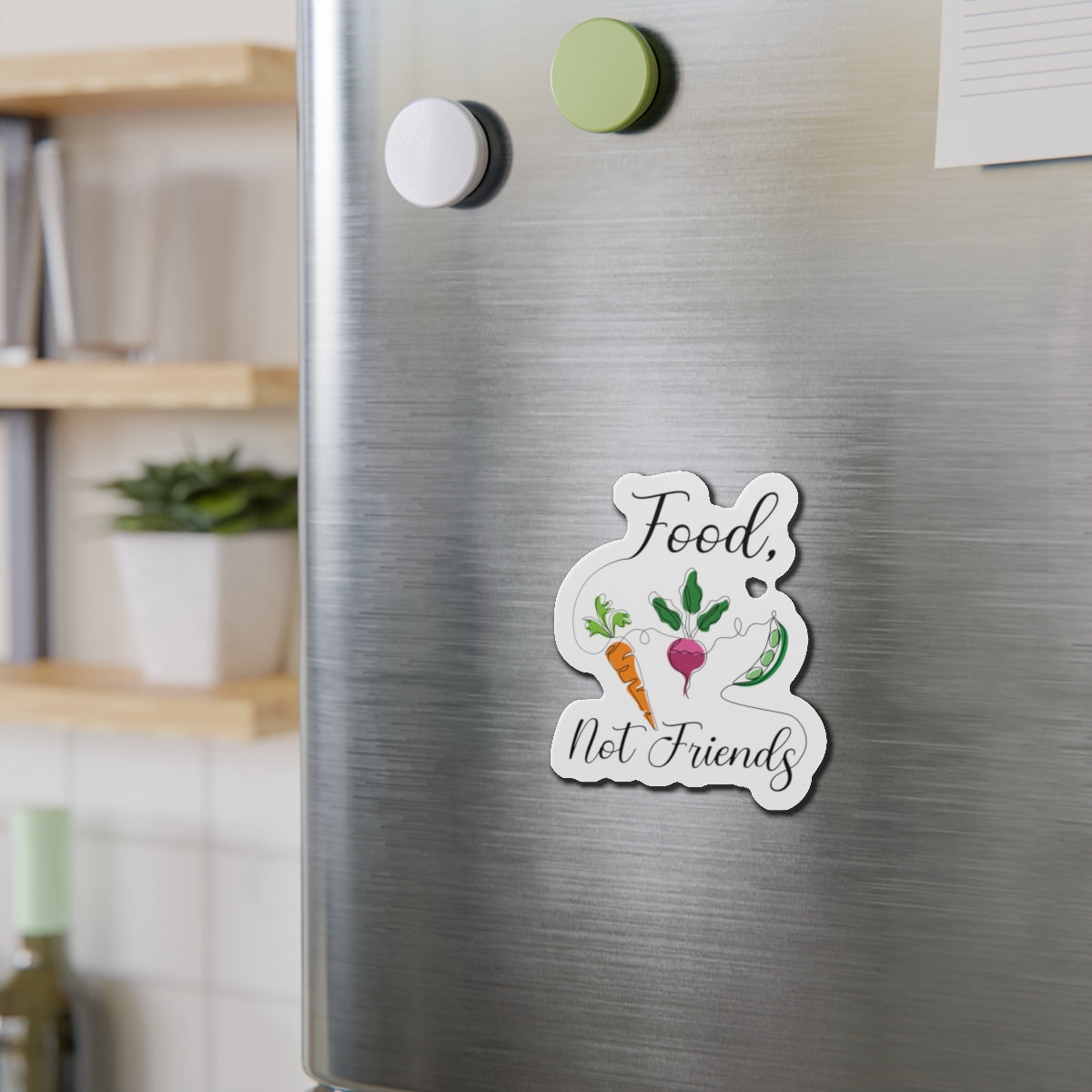 Die-Cut Magnets - Vegan design