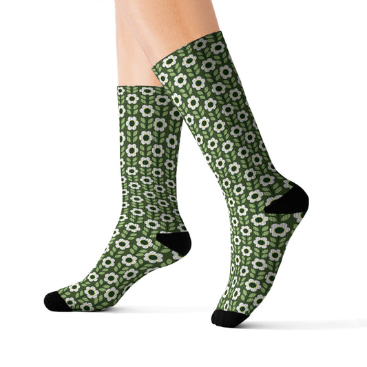 Sublimation Socks - Daisy Maze