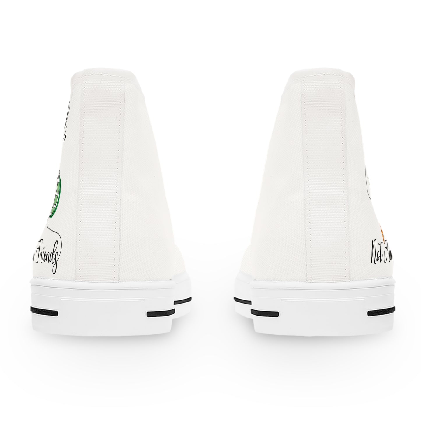 Women's High Top Sneakers - Vegan Design