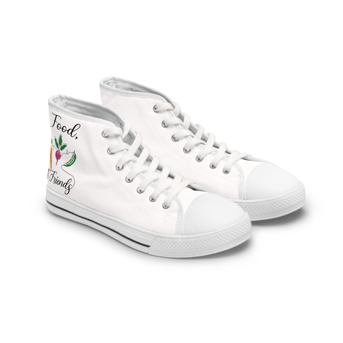 Women's High Top Sneakers - Vegan Design