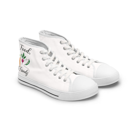 Women's High Top Sneakers - Vegan Design