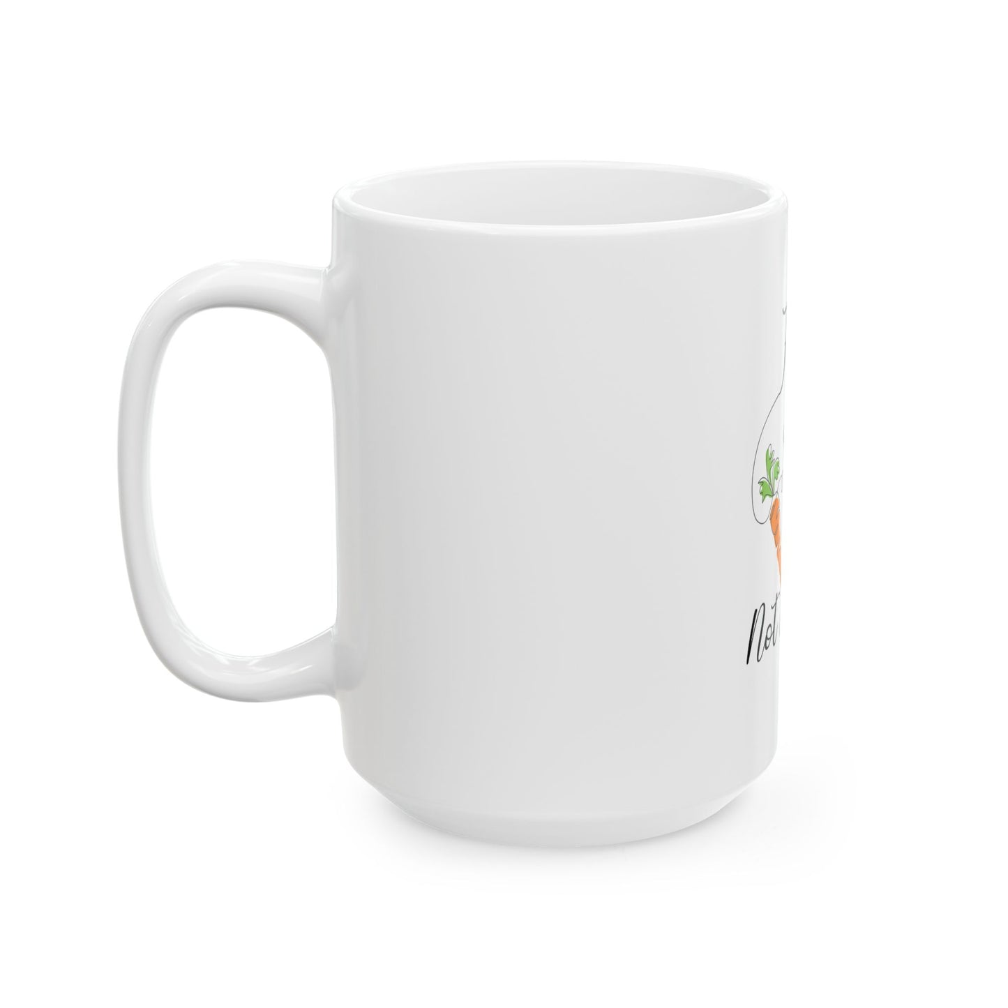 Ceramic Mug, (11oz, 15oz) - Vegan Design