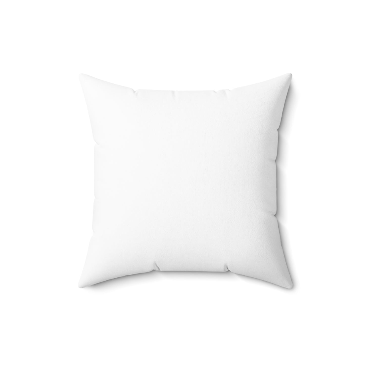 Spun Polyester Square Pillow - Vegan Design