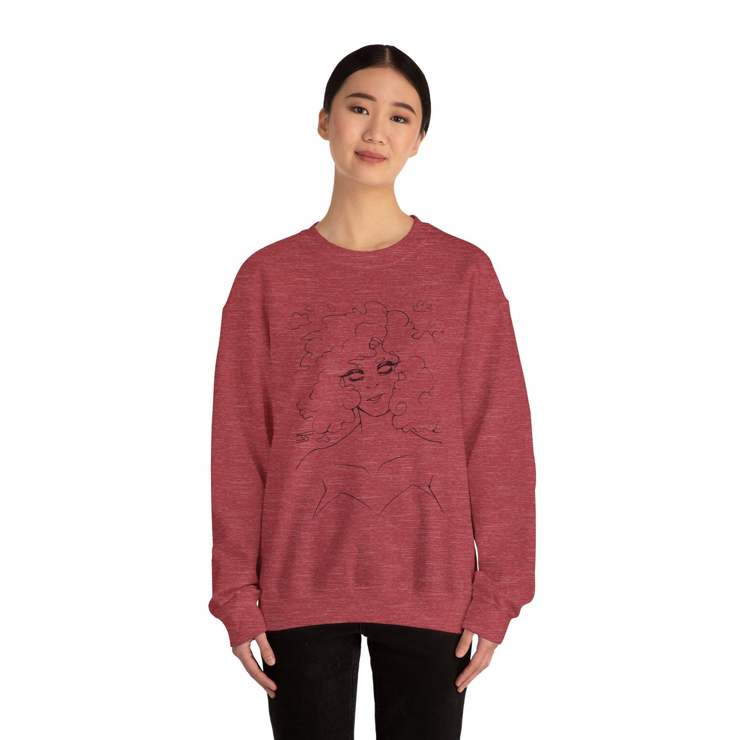 Copy of Unisex Heavy Blend™ Crewneck Sweatshirt - Air Girl