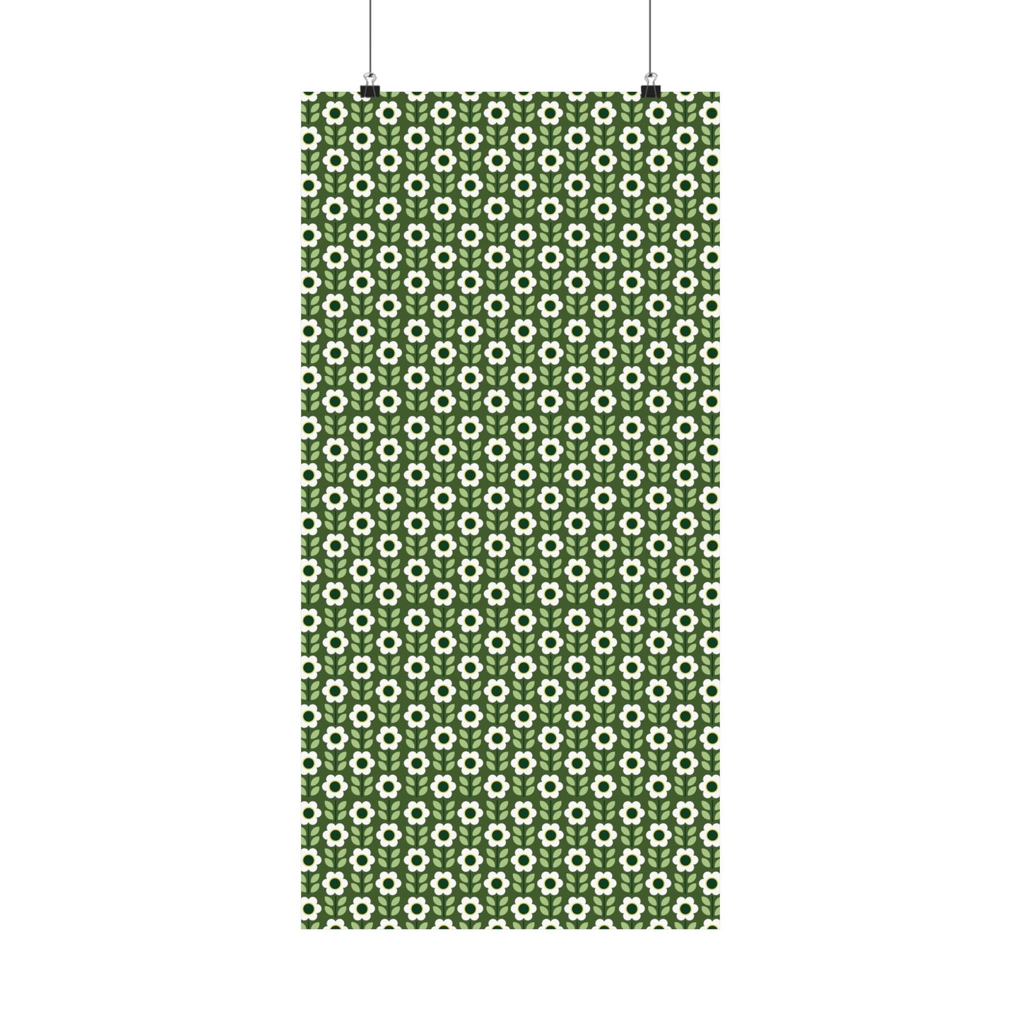 Matte Vertical Posters - Daisy Maze