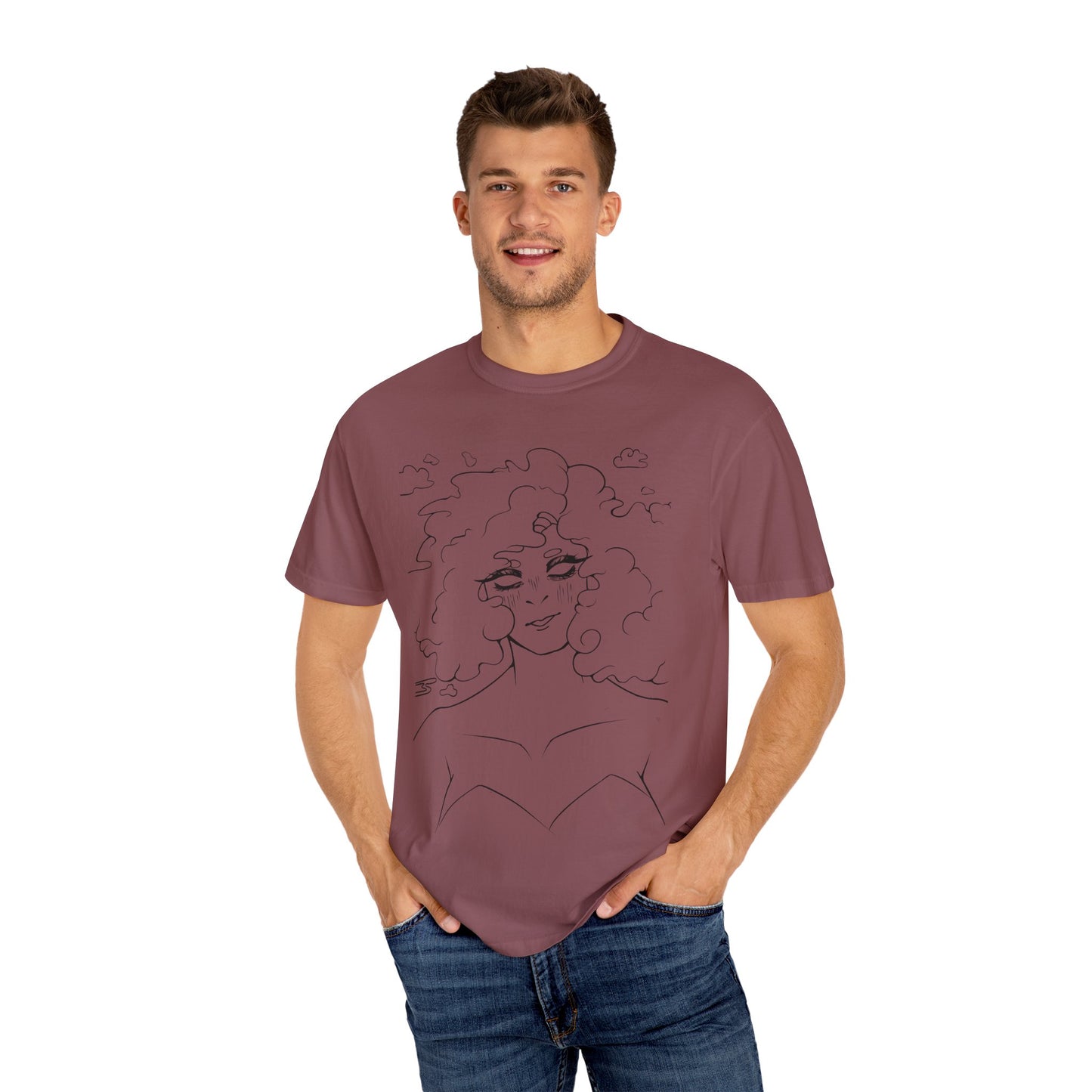 Copy of Unisex Garment-Dyed T-shirt - Air Girl