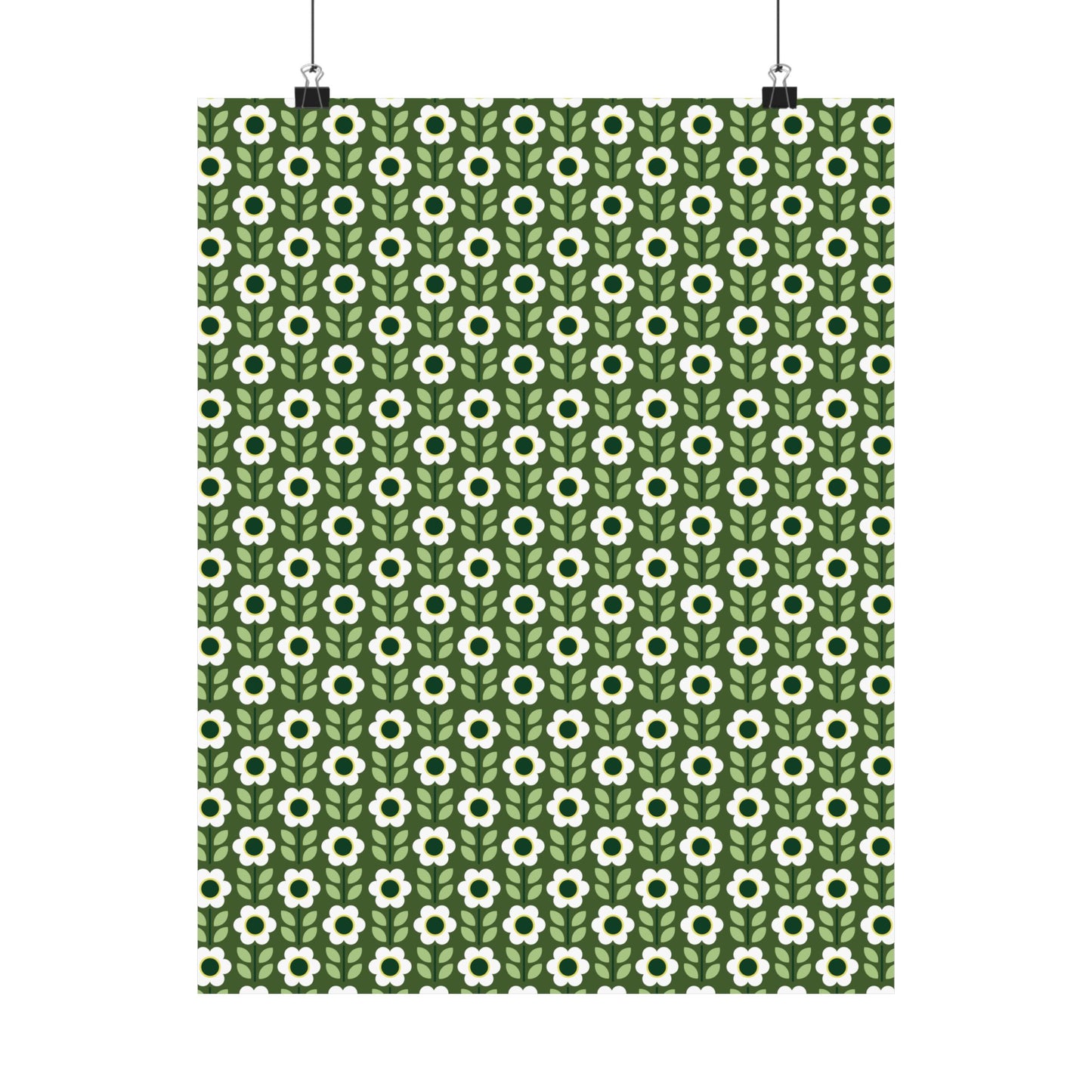 Matte Vertical Posters - Daisy Maze
