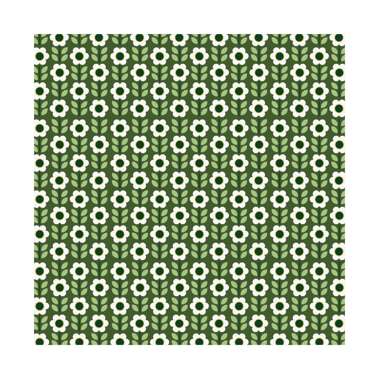 Matte Vertical Posters - Daisy Maze