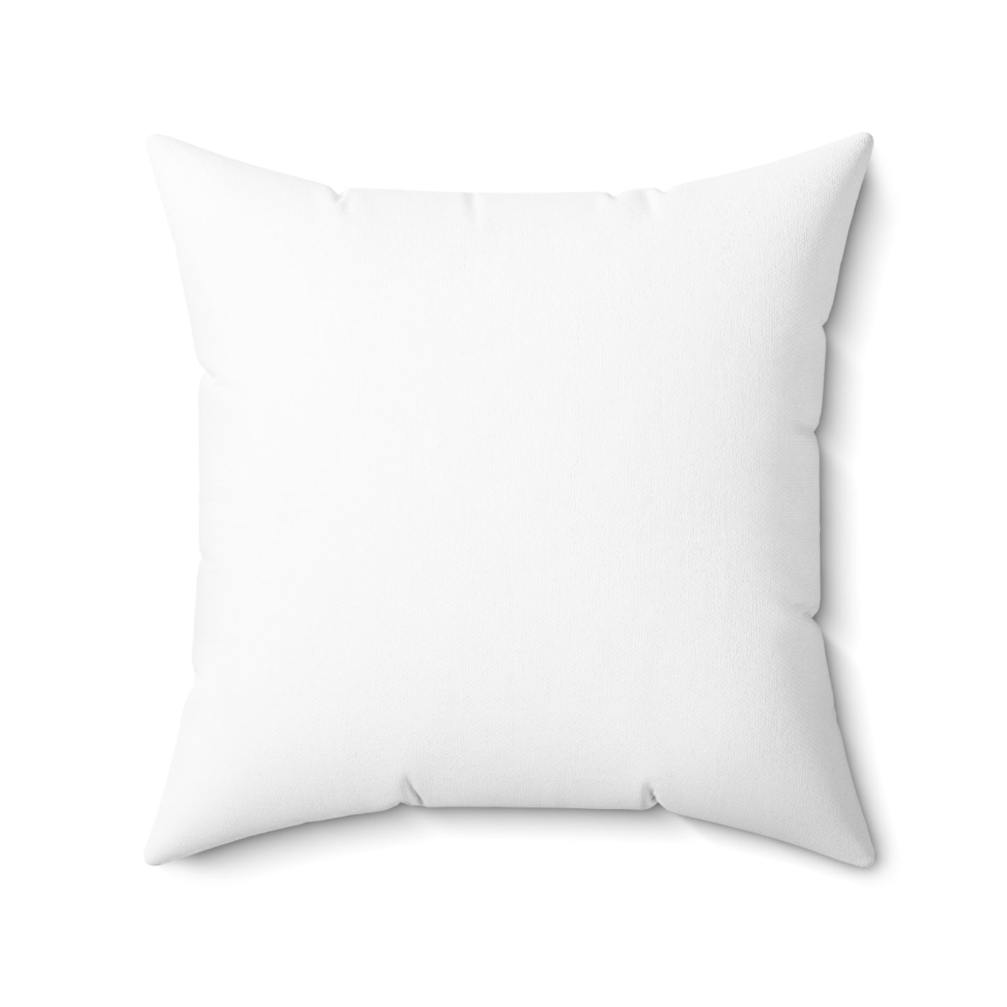 Spun Polyester Square Pillow - Vegan Design