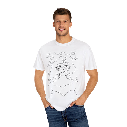 Copy of Unisex Garment-Dyed T-shirt - Air Girl