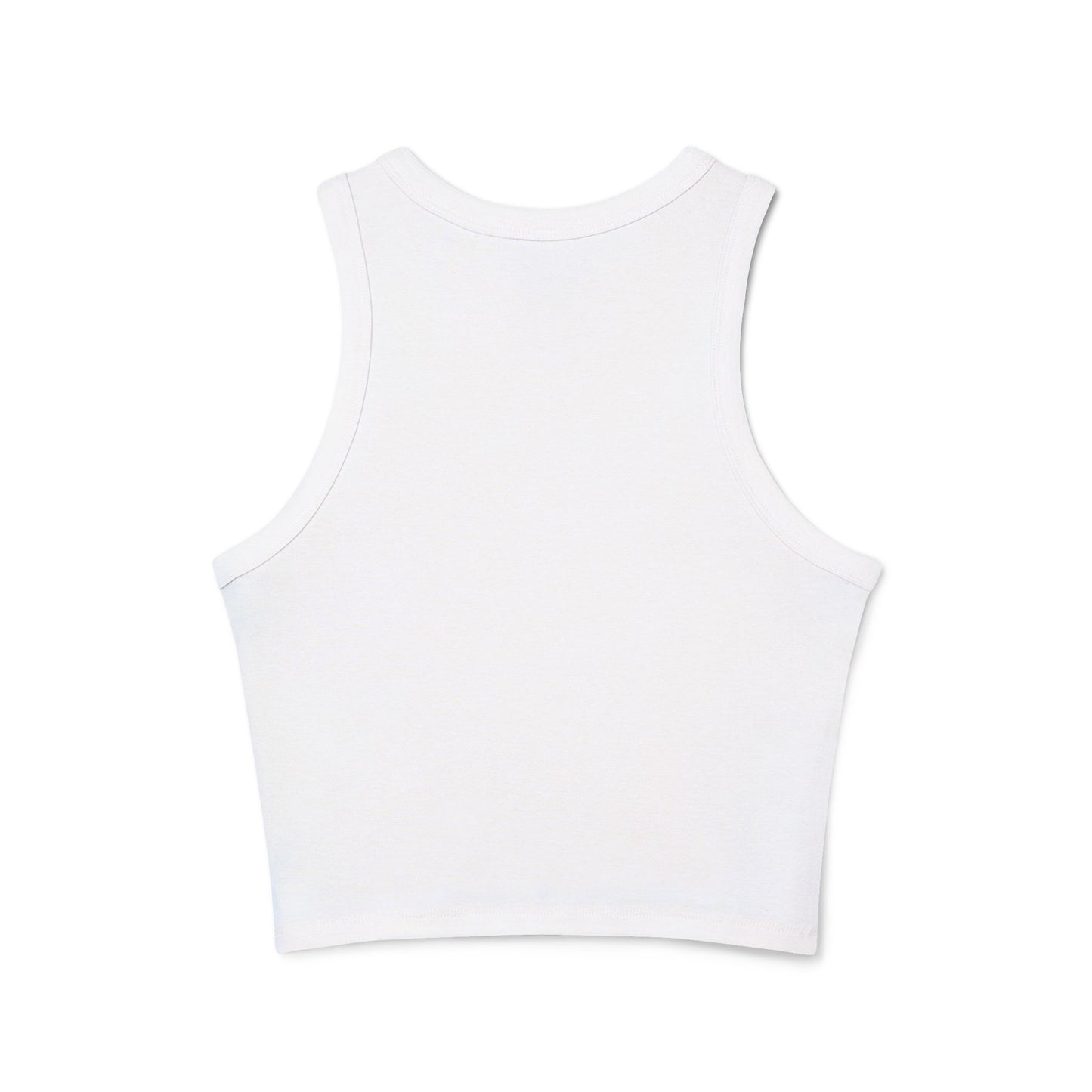 Women's Micro Rib Racer Tank Top - Food not Friends