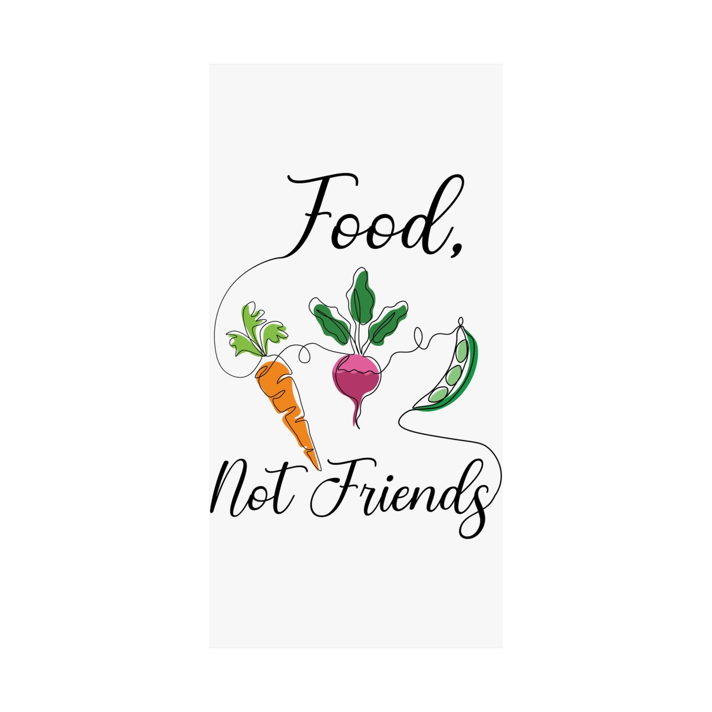 Matte Vertical Posters - Vegan Design