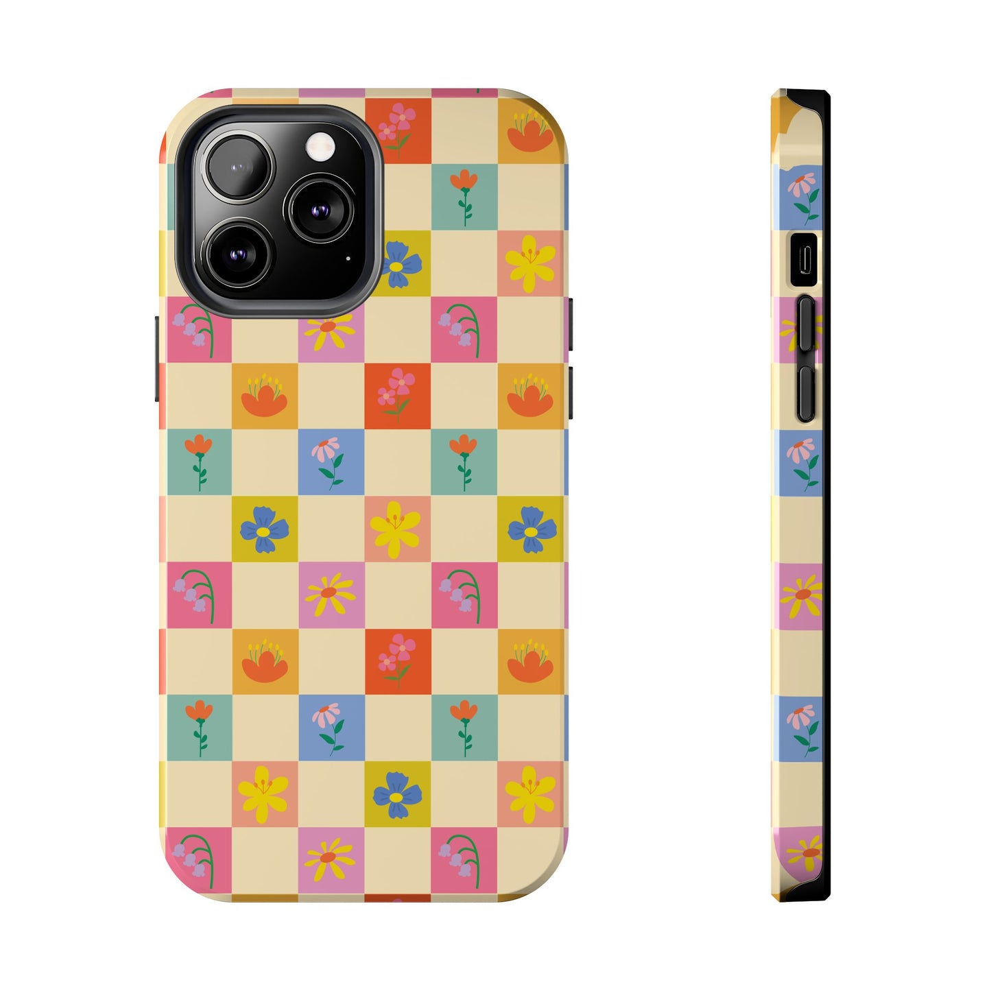 Tough Phone Cases - Flower Pattern