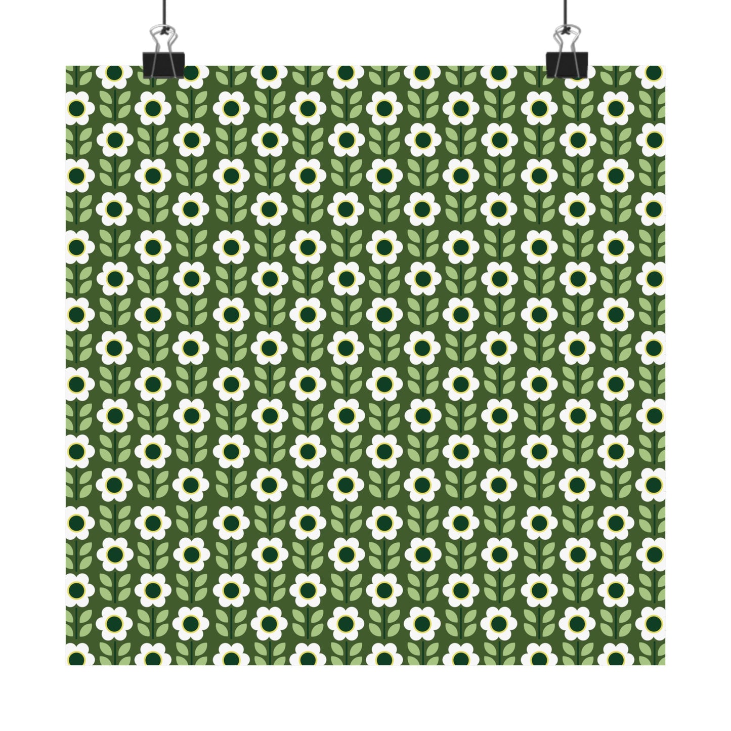 Matte Vertical Posters - Daisy Maze