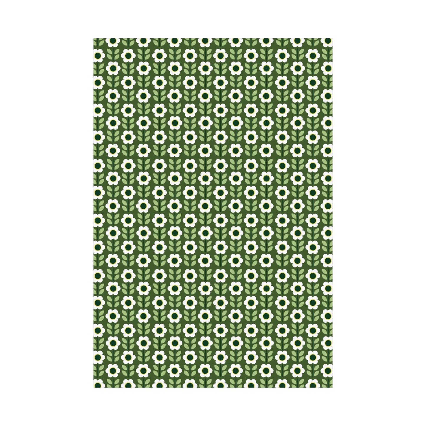 Matte Vertical Posters - Daisy Maze