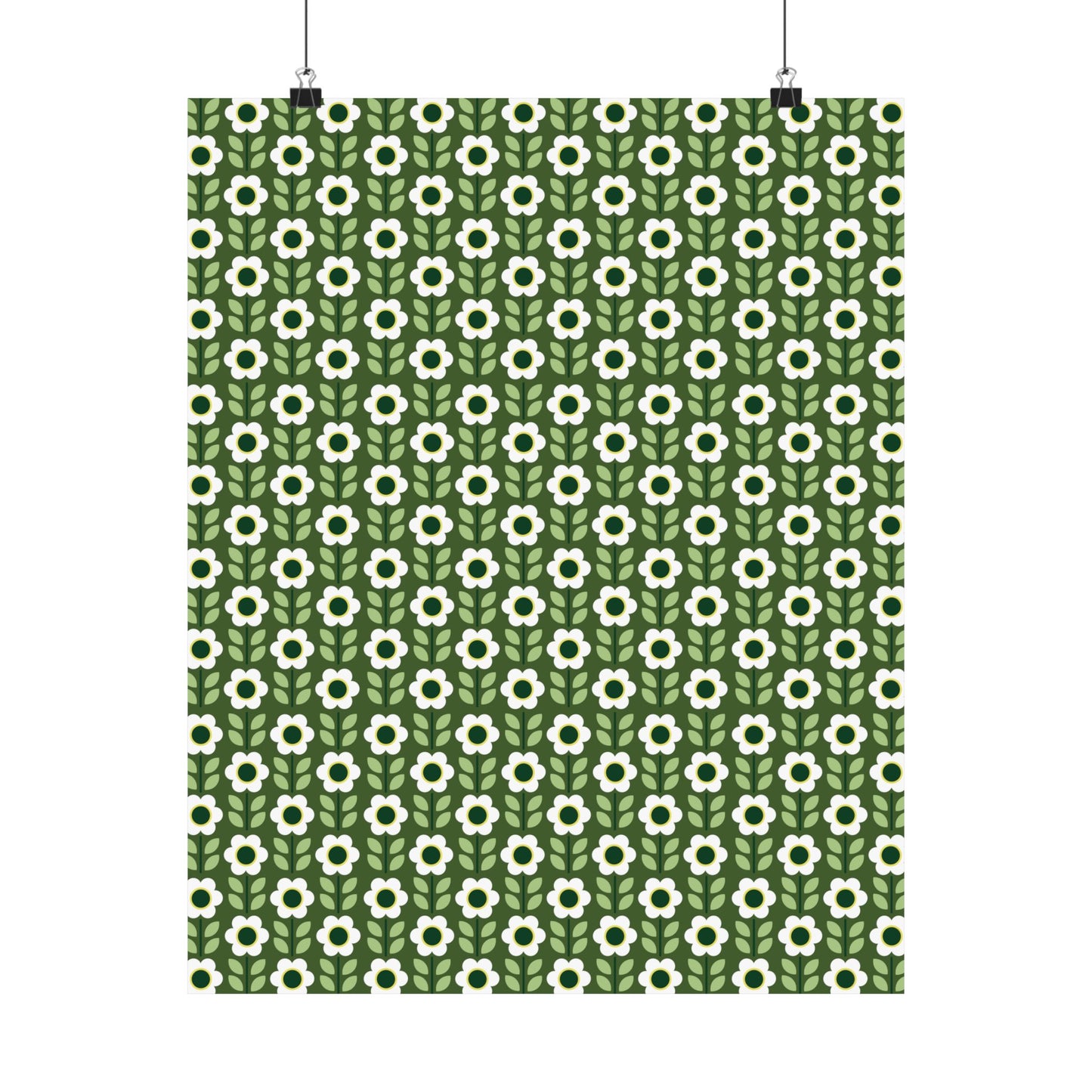 Matte Vertical Posters - Daisy Maze