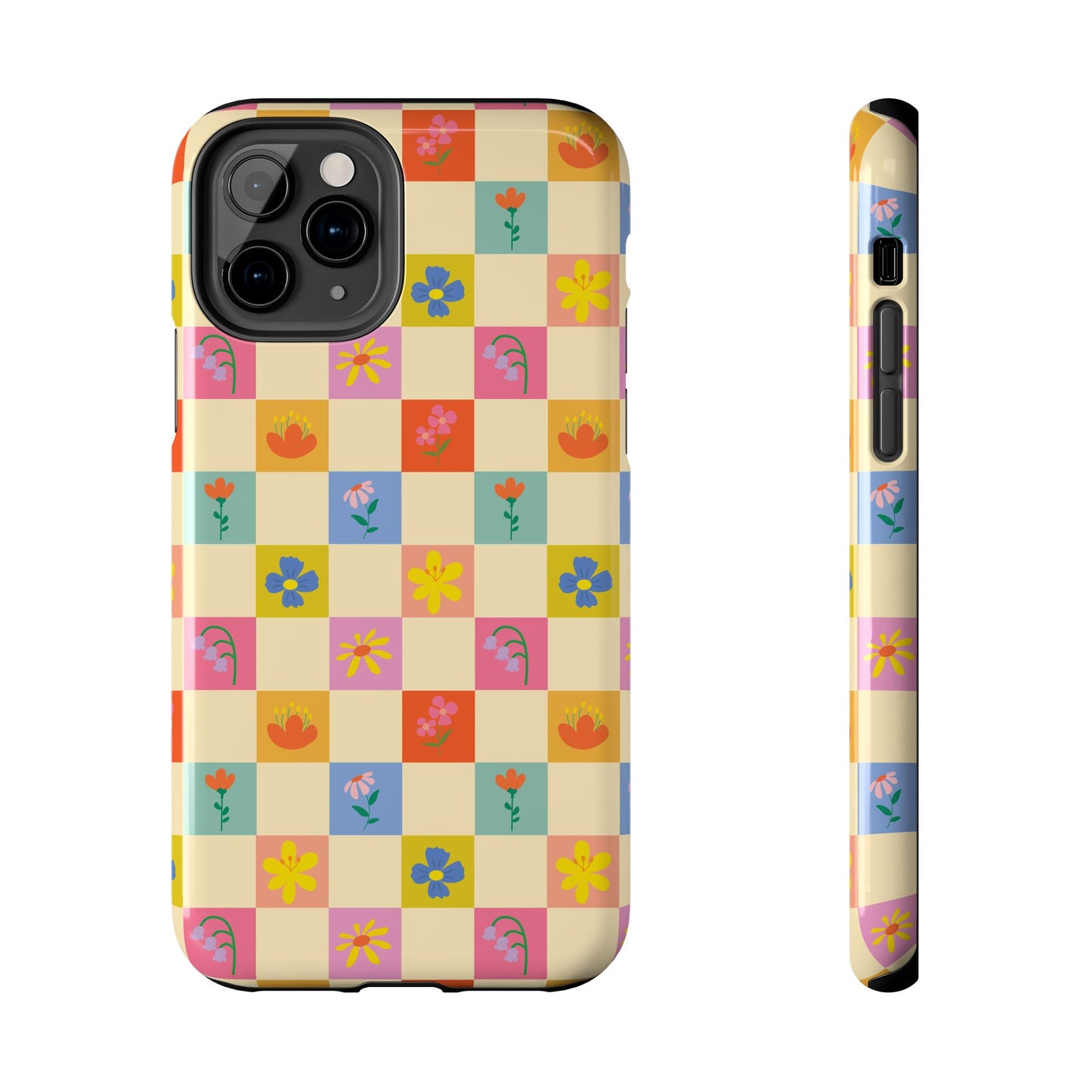 Tough Phone Cases - Flower Pattern