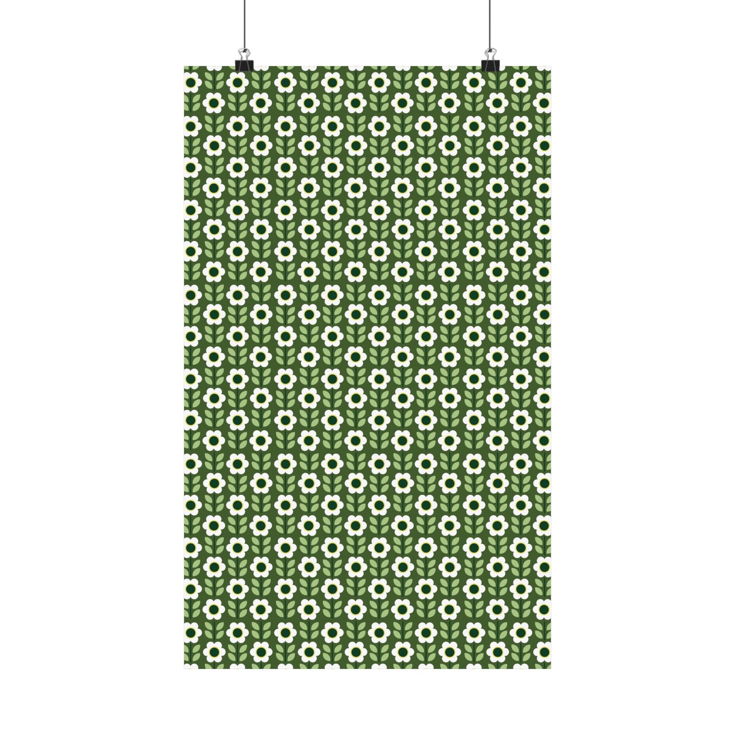 Matte Vertical Posters - Daisy Maze