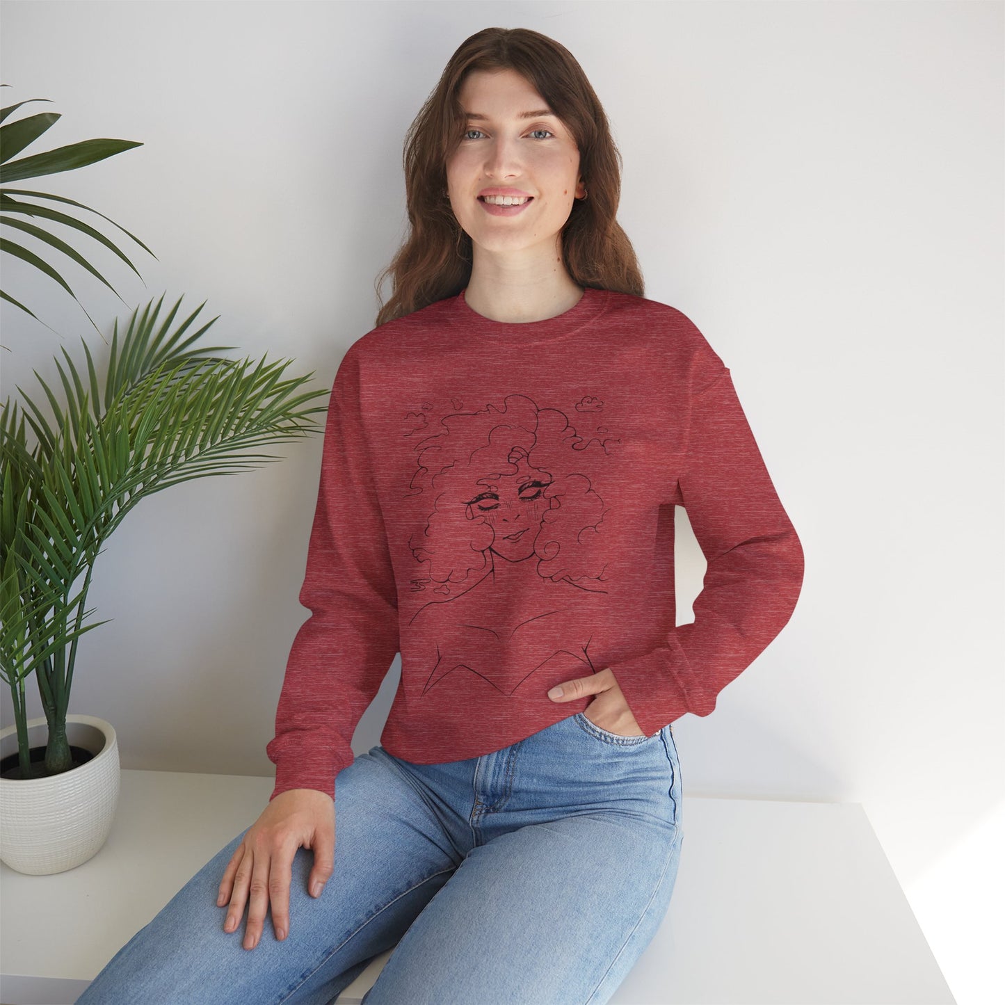 Copy of Unisex Heavy Blend™ Crewneck Sweatshirt - Air Girl