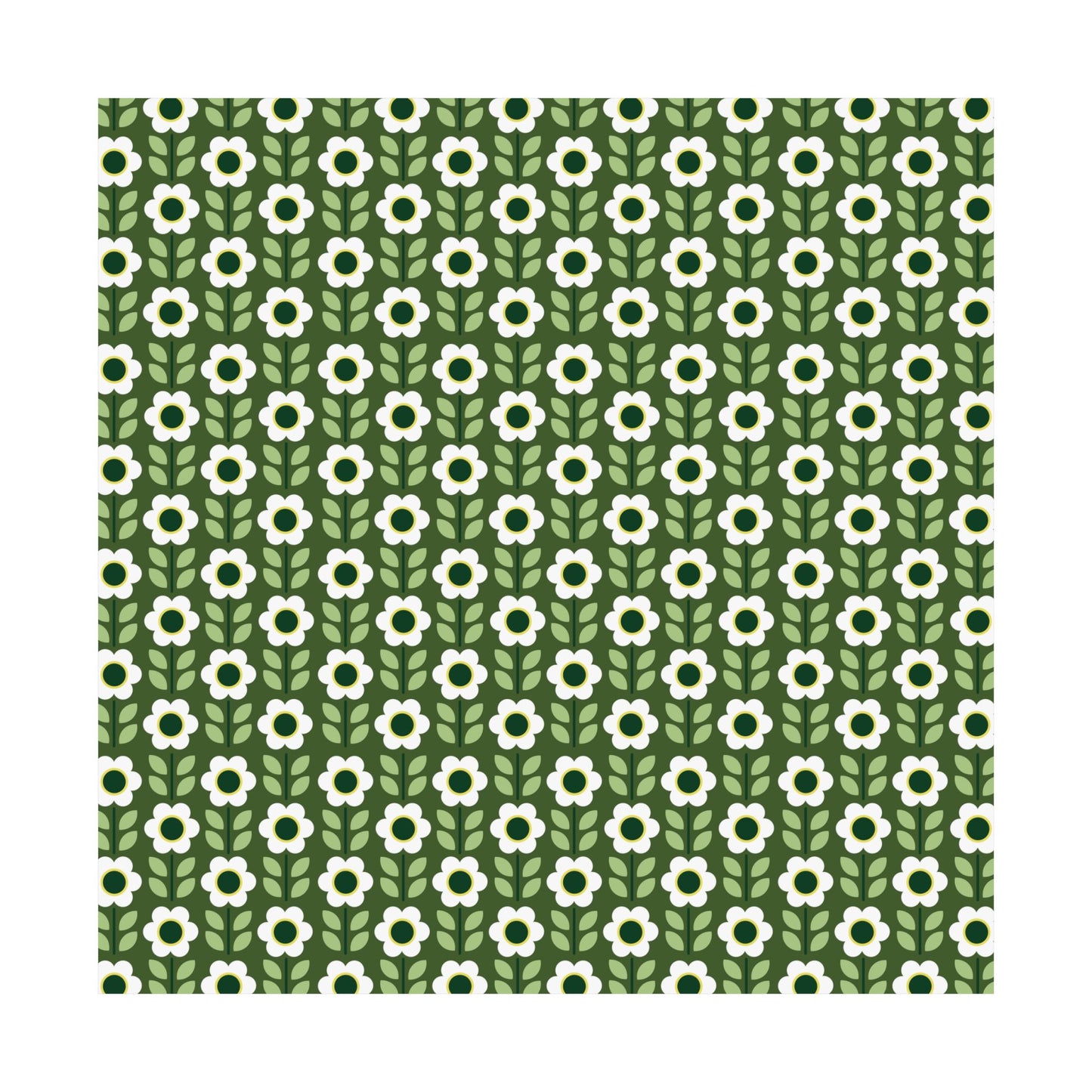 Matte Vertical Posters - Daisy Maze