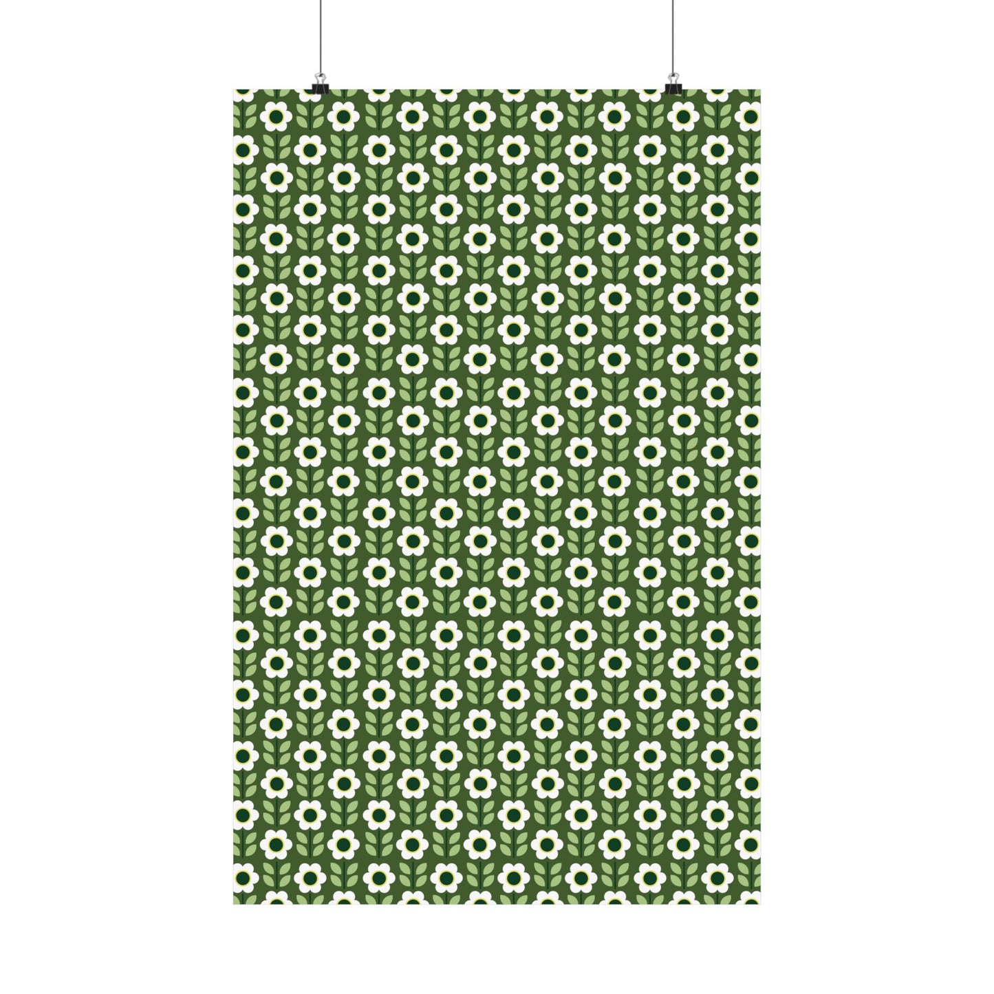 Matte Vertical Posters - Daisy Maze
