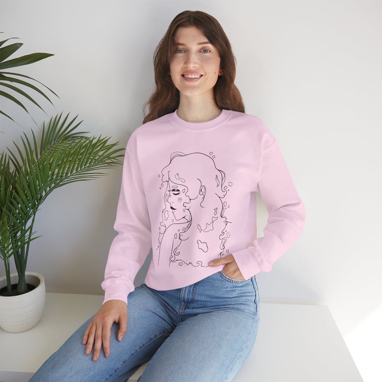 Unisex Heavy Blend™ Crewneck Sweatshirt - Water Girl